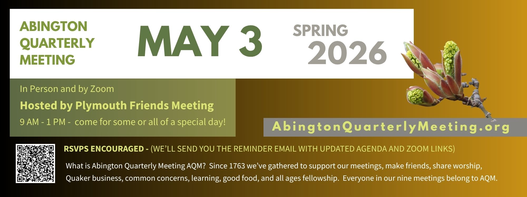 *Abington Quarterly Gathering*Find out more