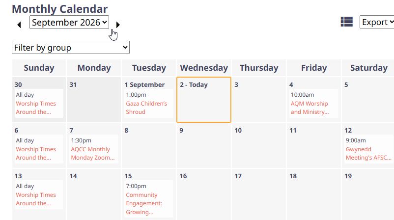 Calendar